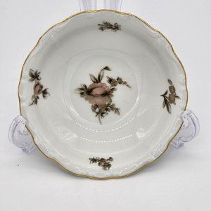 Vintage Johann Haviland Bavaria Germany Sepia Rose 5 1/8 in Fruit Dessert Bowl